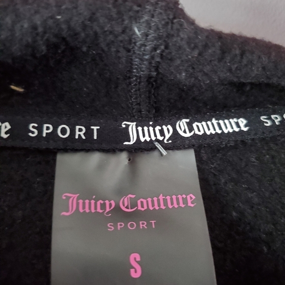 JUICY COUTURE y2k black hoodie size small - Picture 5 of 7